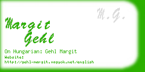 margit gehl business card